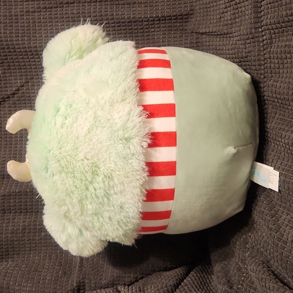 NWT Squishmallows 12" "Joelle" Mint Winter Christmas Bigfoot w/ Scarf Plush - Picture 3 of 6